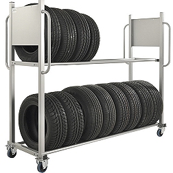 Hjulställ  / Däckställ på hjul & Däckförvaring