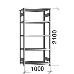 Lagerhylla 2100H x 1000B