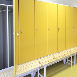 Lockers with a short door