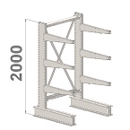 Cantilever kits 1-Sided 2000 H MEDIUM