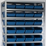 Box shelf 2100X1000X400, 40 boxes 400x240x150