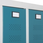 3 door locker with legs 1850x1200x500 RAL7035/RAL7021