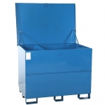 Tool Box w. front lid, 1200x800x950, Blue