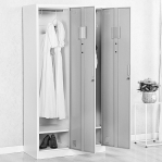 2-door locker 1820x600x500, RAL7035 Knock-Down