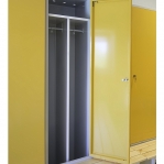 Locker 1x400, 1900x400x545, short door, sep. wall