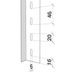 POST 2480 mm, ZN Kasten