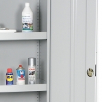 Chemical cabinet 1950x920x420 collapsible grey