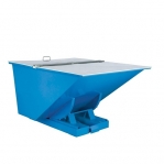 Flat lid for tipping container 3000 l, grey