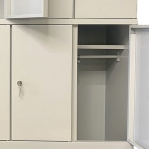 2-Tier locker, 4 doors, 1900x800x545 mm