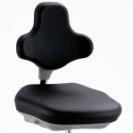 Lab Chair black with castors