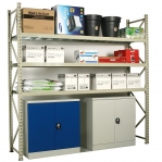 Extension Bay 2500x2400x500 300kg/level, 3 levels with chipboard