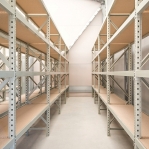 Starter bay 2500x1200x500 600kg/level,3 levels with chipboard