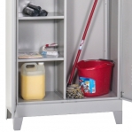 Steel Wardrobe 1900x900x500 RAL 7035 with feet 115 mm CLICK