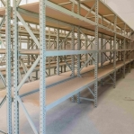 Starter bay 2200x1800x500 480kg/level,3 levels with chipboard 22mm Used