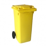 Refuse bin 120L blue