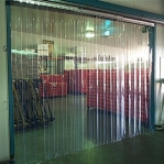 PVC curtain Standard 2x300mm/meter