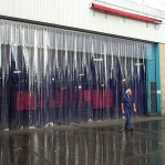 PVC curtain Standard 2x200mm/meter