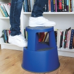 Plastic kickstool, blue, Wedo SuperStep