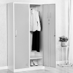 2-door locker 1820x600x500, RAL7035 Knock-Down