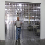 PVC curtain Relief 2x300mm/meter