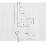 Stolpskydd U-form, 170x400(h)