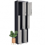 Z-locker 2-doors, H1820*W400*D450 Knocked Down