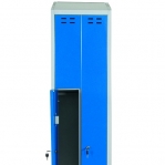 Clothing cabinet, blue/grey 2 d/Z-model 1920x400x550
