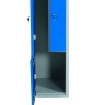 Clothing cabinet, blue/grey 2 d/Z-model 1920x400x550