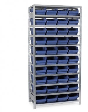 Box shelf 2100X1000X400, 40 boxes 400x240x150