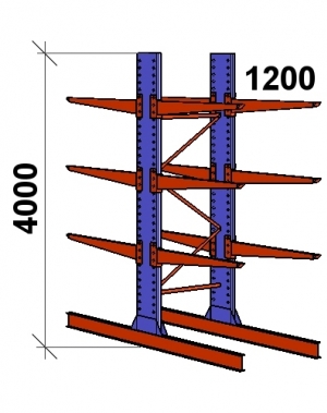 Starter bay 4000x1500x2x1200,4 levels