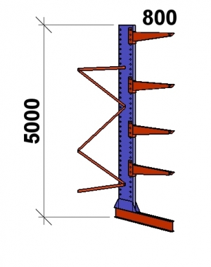 Add On bay 5000x1500x800,5 levels