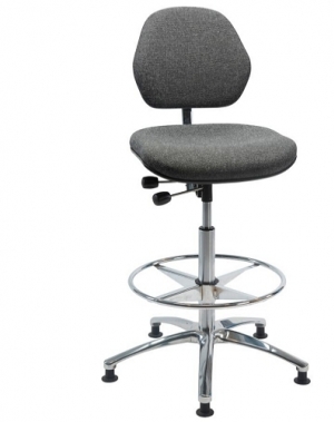 Chair Office ESD high with footring