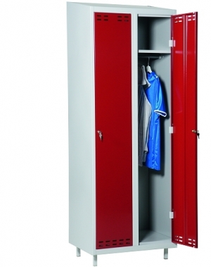 Red/Grey, locker 2door 1920x700x550