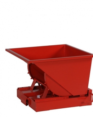 Tipping container 150L red