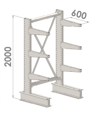 Starter bay 2000x1500x600,4 levels