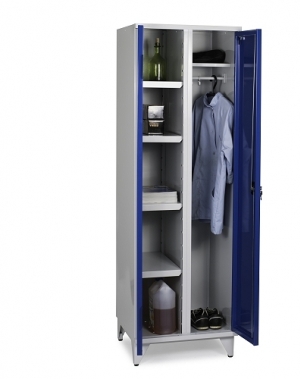 Storage Cabinet with 4 shelves and hanging rod 1900x800x545