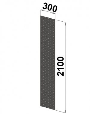 Side sheet 2100x300 perforated