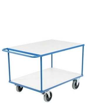 Shelf trolley 2 shelves 1350x800x875mm, 500kg