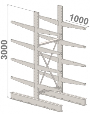 Starter bay 3000x1500x2x1000,5 levels