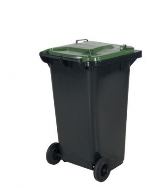 Refuse bin 240L, green lid