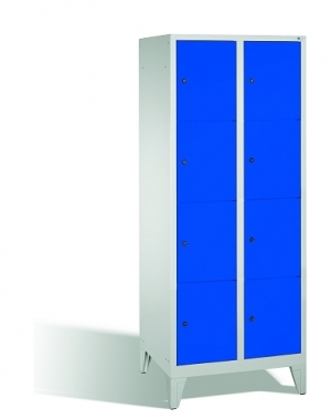 4-tier locker, 8 doors, 1850x810x500 mm