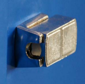Padlock pin for clothing cabinet