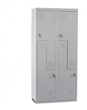 Z Metallskåp ECO, 4 dörrar, 1820x800x450, RAL7035, omonterat