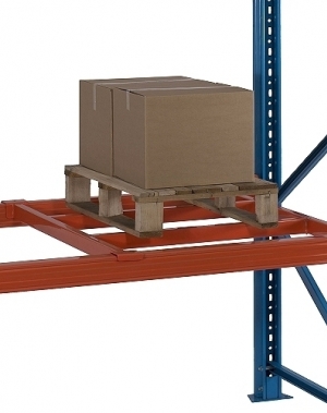 H-pallet support bar D=1100mm, w=800mm, with 2 crossbar