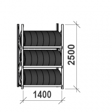 Starter Bay 2500x1400x500, 3 levels