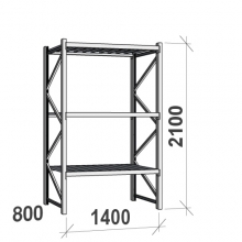 Maxi starter bay 2100x1400x800 600kg/level,3 levels with steel decks