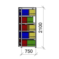 Starter bay 2100x750x400 200kg/shelf,6 shelves