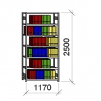 Starter bay 2500x1170x300 200kg/shelf,7 shelves