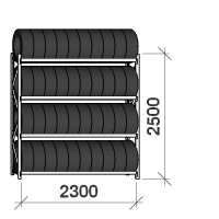 Starter bay 2500x2300x500,4 levels