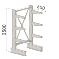 Grenställ startsektion 2500x1000x600,6 x arm